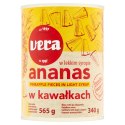 Ananas w syropie kawałki 0,565 kg