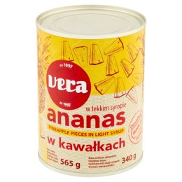 Ananas w syropie kawałki 0,565 kg