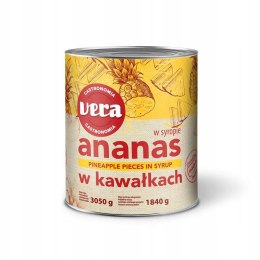 Ananas w syropie kawałki Vera 3050 kg