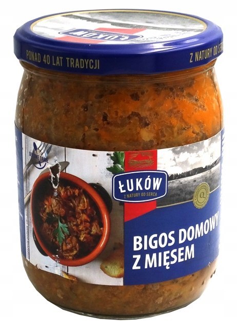 Bigos domowy z mięsem 500g Łuków