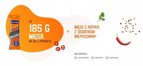 Kabanosy Exclusive z indyka Tarczyński 90 g Kabanosy Exclusive z indyka Tarczyński 90 g