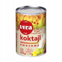 Koktajl owocowy w syropie Vera 410 g