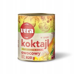 Koktajl owocowy w syropie Vera 820 g