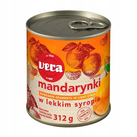 Mandarynki w syropie Vera 312 g