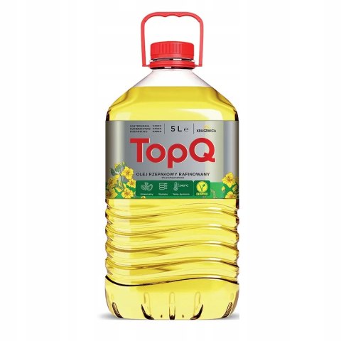 Olej rzepakowy rafinowany Top Q 5 Litrów Olej rzepakowy rafinowany Top Q 5 Litrów