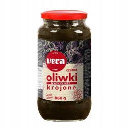 Oliwki czarne krojone VERA 860 g