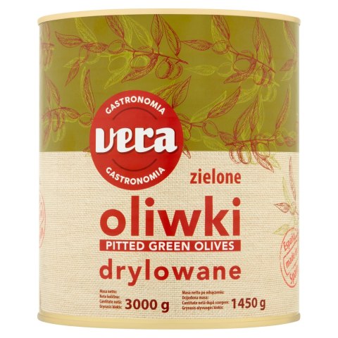 Oliwki zielone drylowane 3000 g VERA