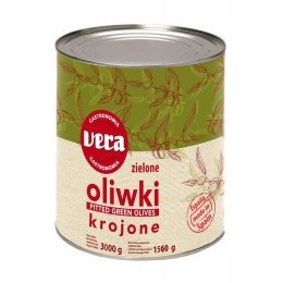 Oliwki zielone krojone Vera 3000 g