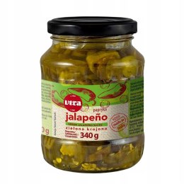 Ostre papryczki jalapeno zielone krojone Vera 340 g