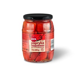 Papryka Grillowana bez skórki w zalewie słoik 680g