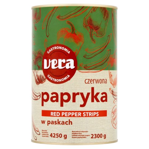 Papryka czerwona w paskach 4500 g VERA