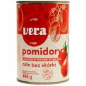 Pomidory całe bez skórki Vera 400 g