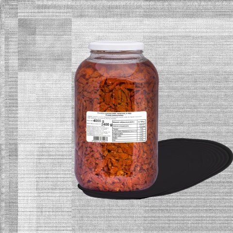 Pomidory suszone paski, nasączone, w oleju 4kg