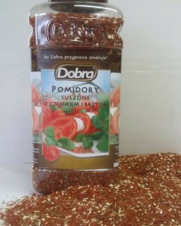 Pomidory suszone z czosnkiem i bazylią 650 g