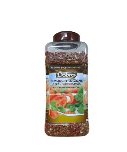 Pomidory suszone z czosnkiem i bazylią 650 g
