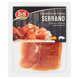 Szynka Serrano w plastrach Bell 80 g