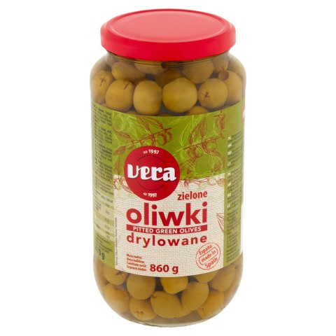 Vera Oliwki zielone drylowane 860 g Vera Oliwki zielone drylowane 860 g