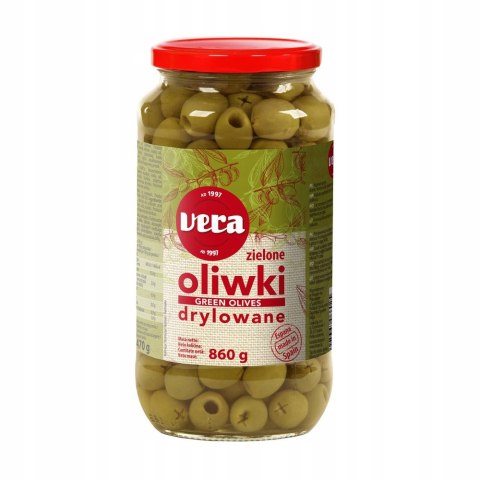Vera Oliwki zielone drylowane 860 g Vera Oliwki zielone drylowane 860 g