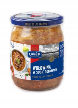 Wołowina w sosie domowym Łuków 500 g